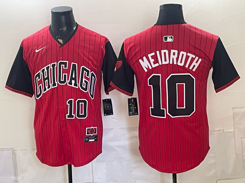 Men Chicago White Sox #10 Meidroth red Nike MLB 2026 jersey 0828002